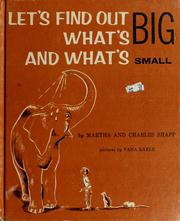 Cover of: Let's find out what's big and what's small.