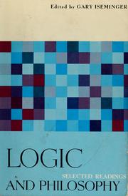Cover of: Logic and philosophy