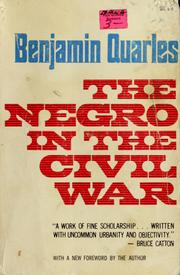 Cover of: The Negro in the Civil War. by Benjamin Quarles