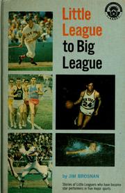 Cover of: Little League to big league.