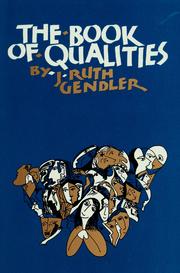 Cover of: The book of qualities by J. Ruth Gendler