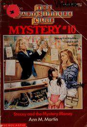 Cover of: Stacey and the mystery money by Ann M. Martin