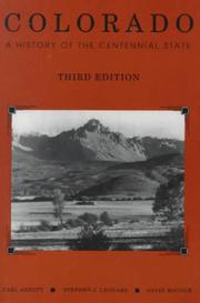 Cover of: Colorado by Carl Abbott, Stephen J. Leonard, David McComb