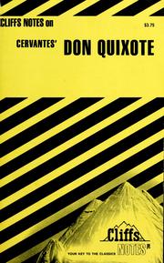 Cover of: Don Quixote: notes
