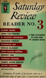 Cover of: Saturday Review reader no.3