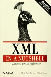 Cover of: XML in a nutshell by Elliotte Rusty Harold