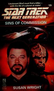 Cover of: Sins of Commission: Star Trek: The Next Generation #29