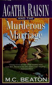 Agatha Raisin and the murderous marriage by M. C. Beaton