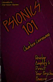 Cover of: Psionics 101 by Charles W. Cosimano