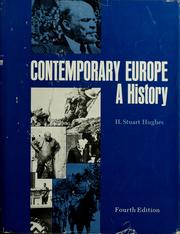 Cover of: Contemporary Europe: a history