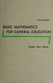 Cover of: Basic mathematics for general education