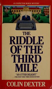 Cover of: The riddle of the third mile