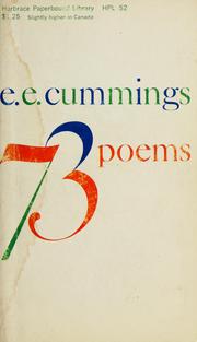 Cover of: 73 poems