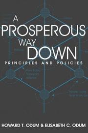 Cover of: Prosperous Way Down, the by Howard T. Odum, Elisabeth C. Odum