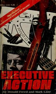 Cover of: Executive action: assassination of a head of state