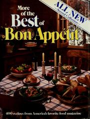 Cover of: More of the best of Bon appétit.