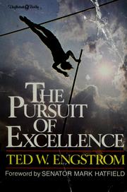Cover of: The pursuit of excellence