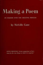 Cover of: Making a poem