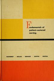 Cover of: Fundamentals of patient-centered nursing