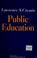 Cover of: Public education