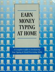 Earn money typing at home by Robert Hancock