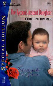 Cover of: Tycoon's Instant Daughter by Christine Rimmer