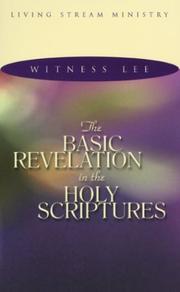 Cover of: The Basic Revelation in the Holy Scriptures