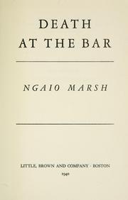 Cover of: Death at the Bar (Roderick Alleyn #9) by Ngaio Marsh