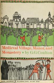 Cover of: Medieval village, manor, and monastery