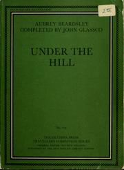 Cover of: Under the hill by Aubrey Vincent Beardsley