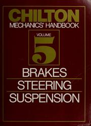 Cover of: Brakes, steering, suspension