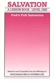 Cover of: Lesson Book Level 1: God's Full Salvation