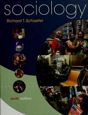 Cover of: Sociology by Richard T. Schaefer