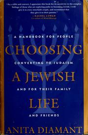 Cover of: Choosing a Jewish Life by Anita Diamant