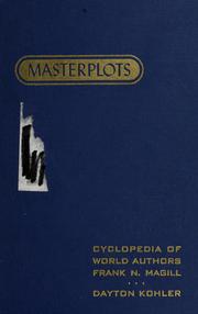 Cover of: Cyclopedia of world authors. by Frank N. Magill