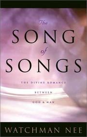 Cover of: The Song of Songs by Watchman Nee