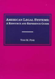 Cover of: American legal systems | Toni M. Fine