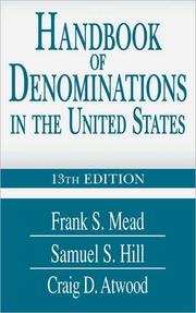Cover of: Handbook of denominations in the United States