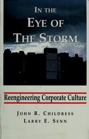 Cover of: In the eye of the storm: reengineering coporate culture