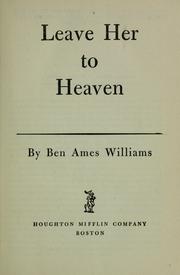 Cover of: Leave her to heaven