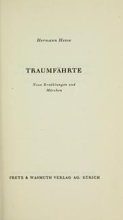 Cover of: Traumfahrte: neue Erzahlungen und Marchen