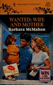 Cover of: Wanted, wife and mother