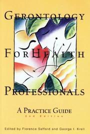 Cover of: Gerontology for health professionals: a practice guide