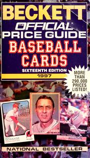 Cover of: The official 1997 price guide to baseball cards