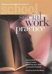 Cover of: Multisystem skills and interventions in school social work practice | 
