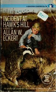 Cover of: Incident at Hawk's Hill by Allan Eckert