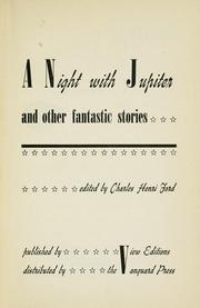 Cover of: A night with Jupiter: and other fantastic stories