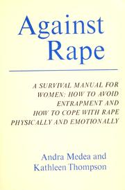 Cover of: Against rape by Andra Medea