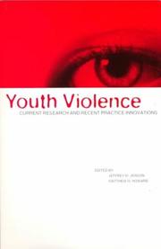 Cover of: Youth Violence by Jeffrey M. Jenson, Matthew O. Howard