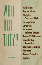 Cover of: Who are they? by E. C. Routh